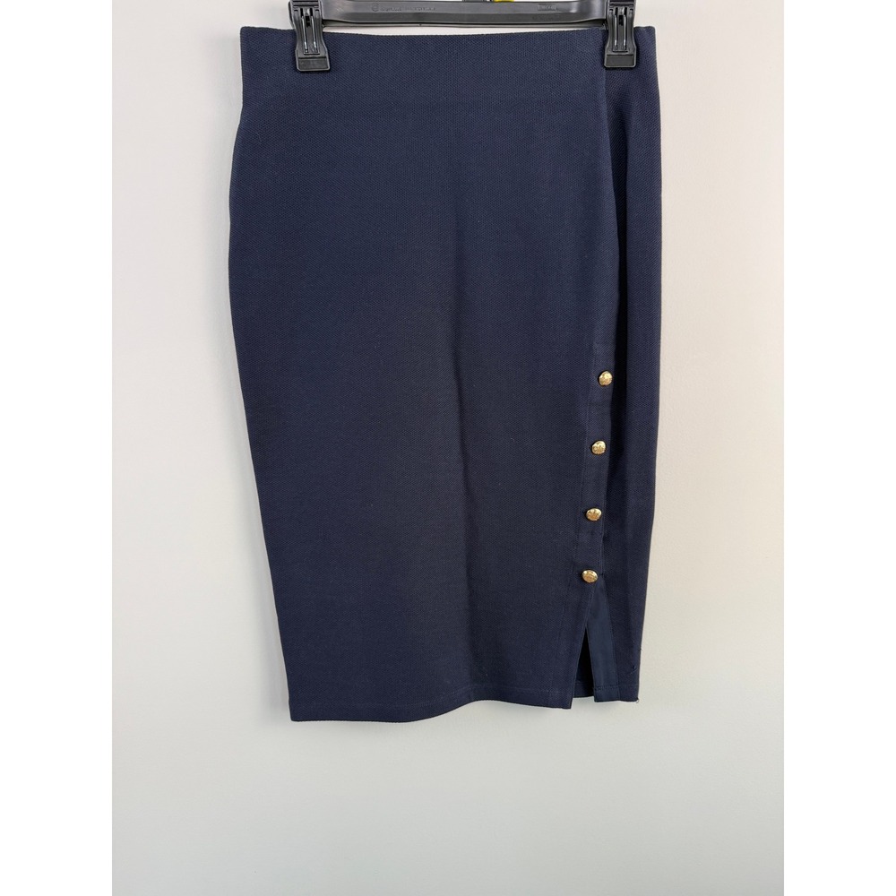 Lauren Ralph Lauren Navy Blue Pencil Skirt‎ Women's XS Classic Career Office